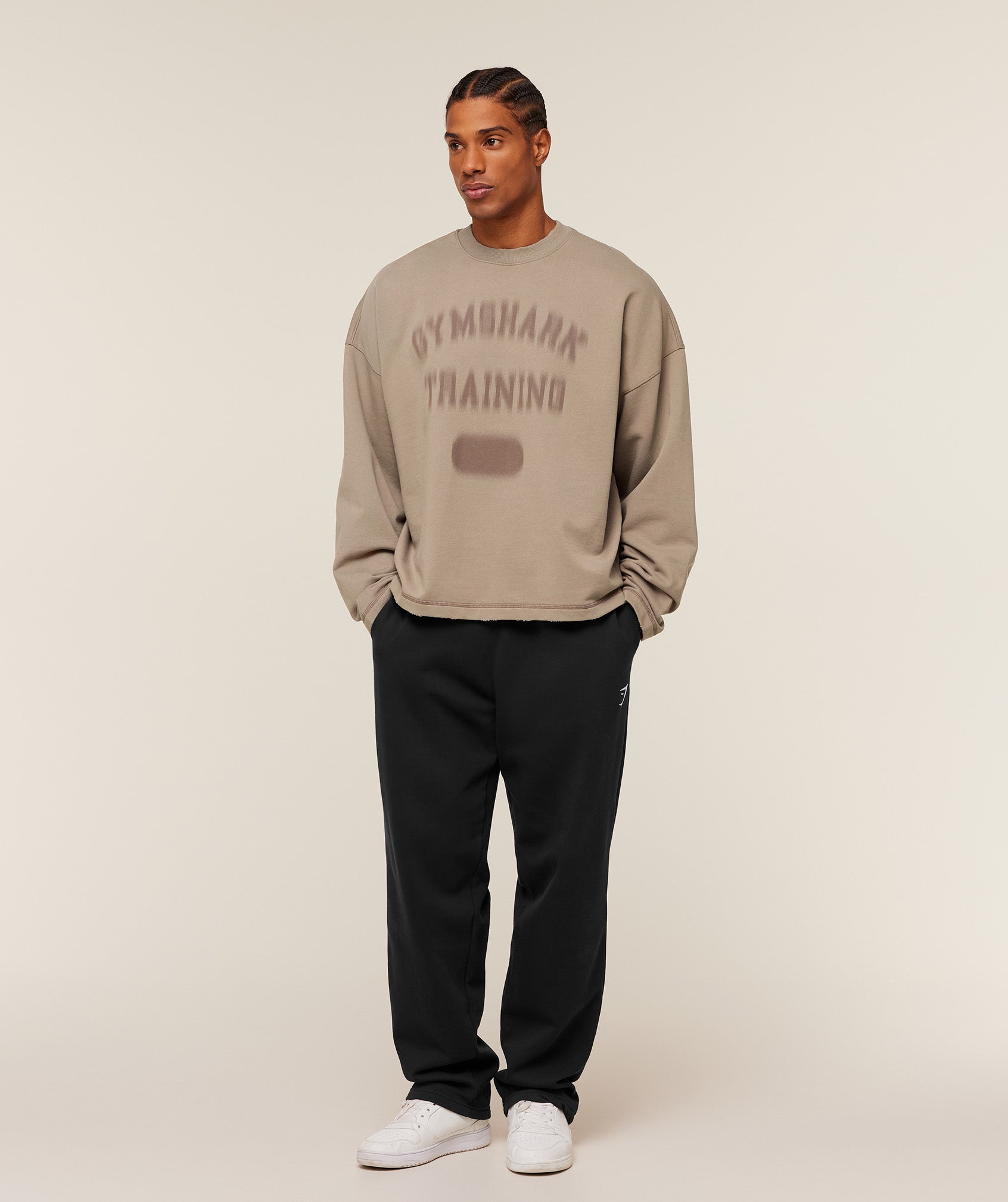 Re-Rack Crew Neck Pullover - Lifestyle Brown — imagem 4