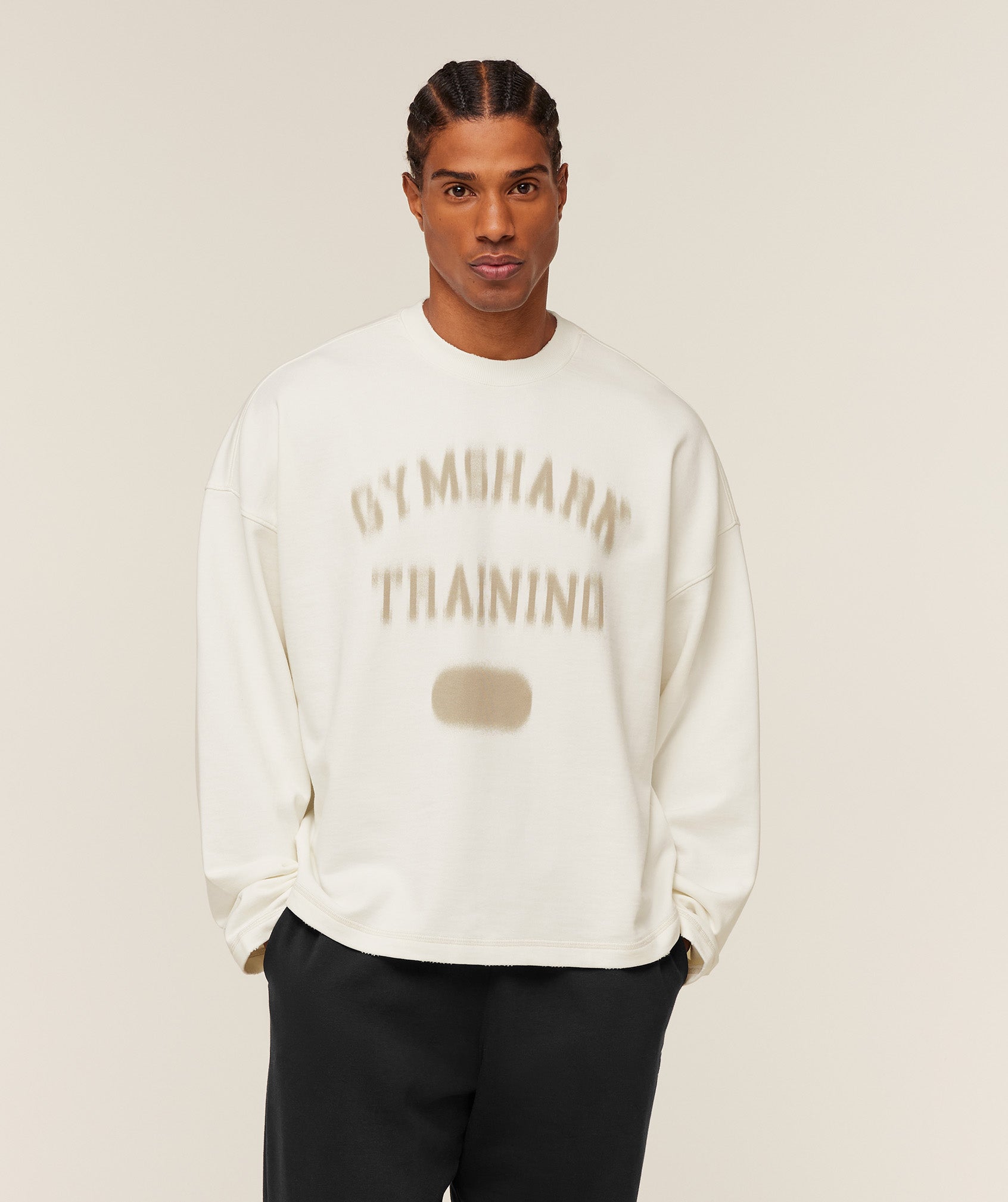 Re-Rack Crew Neck Pullover - GS Soft White — imagem 1