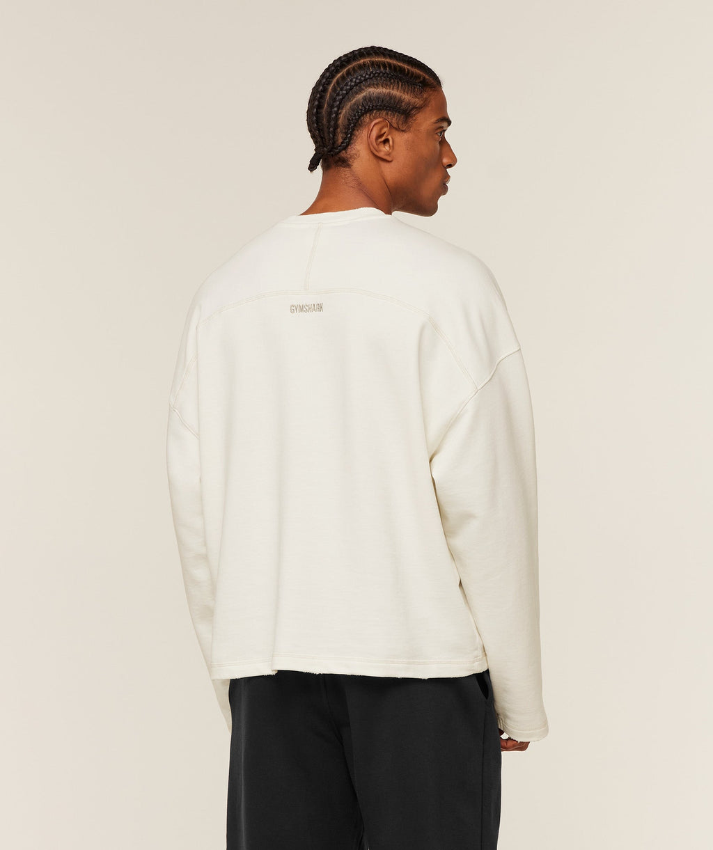Re-Rack Crew Neck Pullover - GS Soft White — imagem 2
