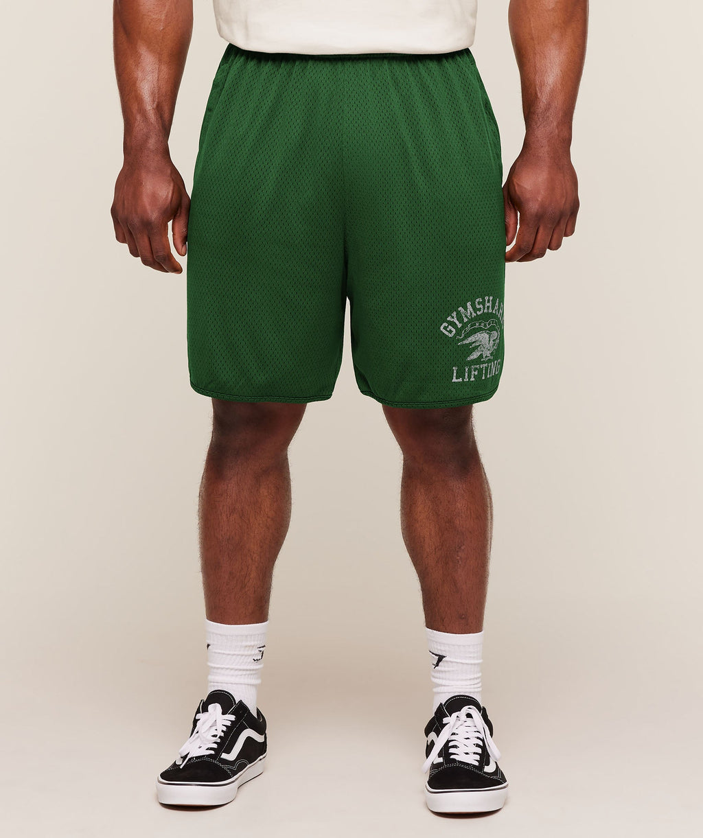 Collective Mesh Shorts - Athletic Green — imagem 1