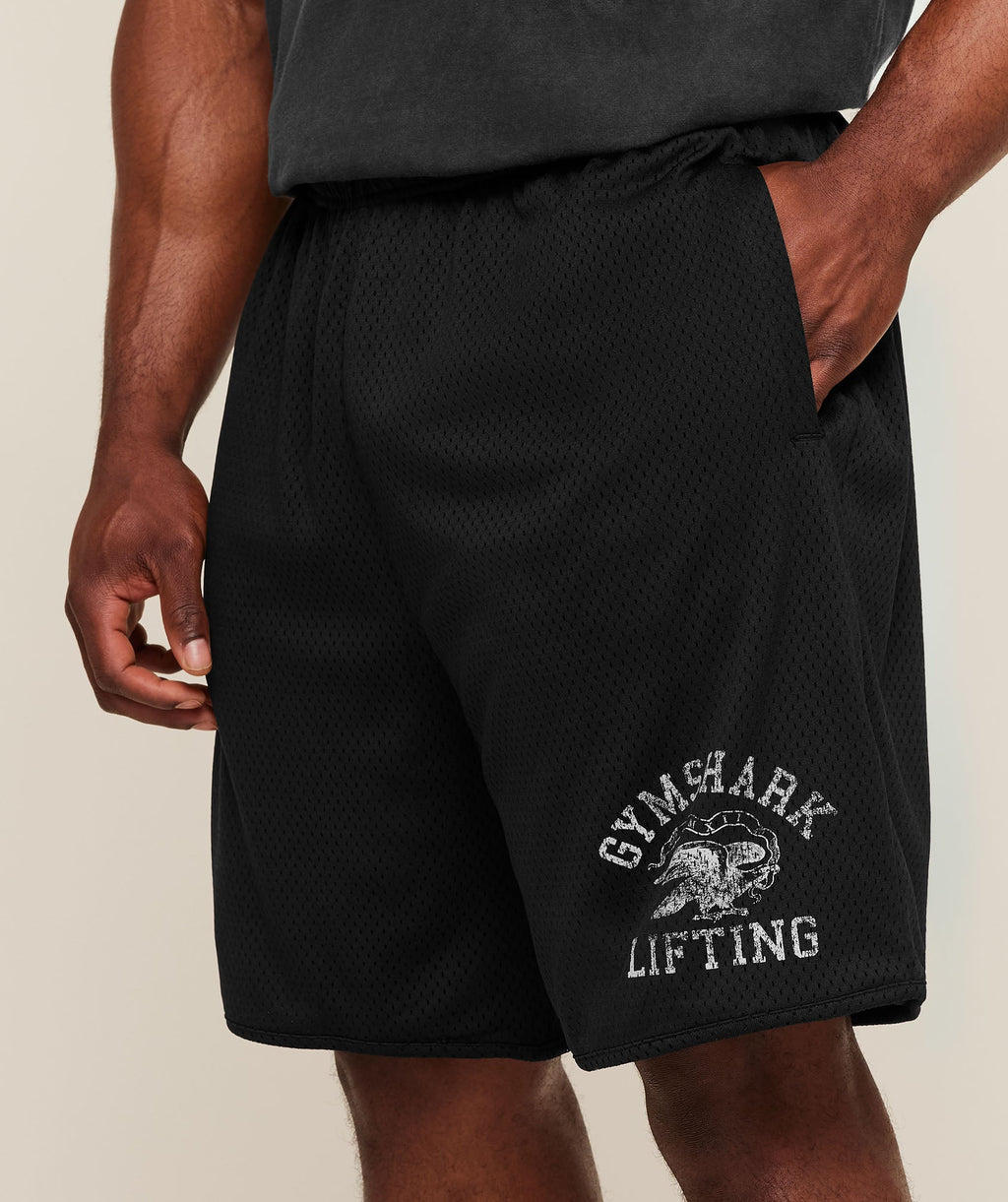 Collective Mesh Shorts - Black — imagem 6