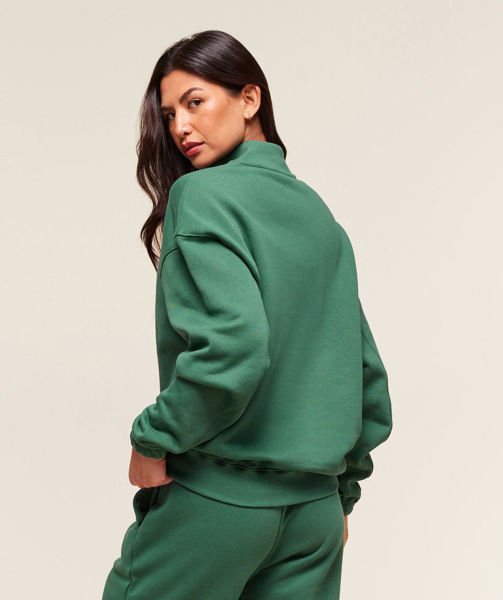 Rest Day Sweats 2.0 1/4 Zip Pullover - Lift Green — imagem 2
