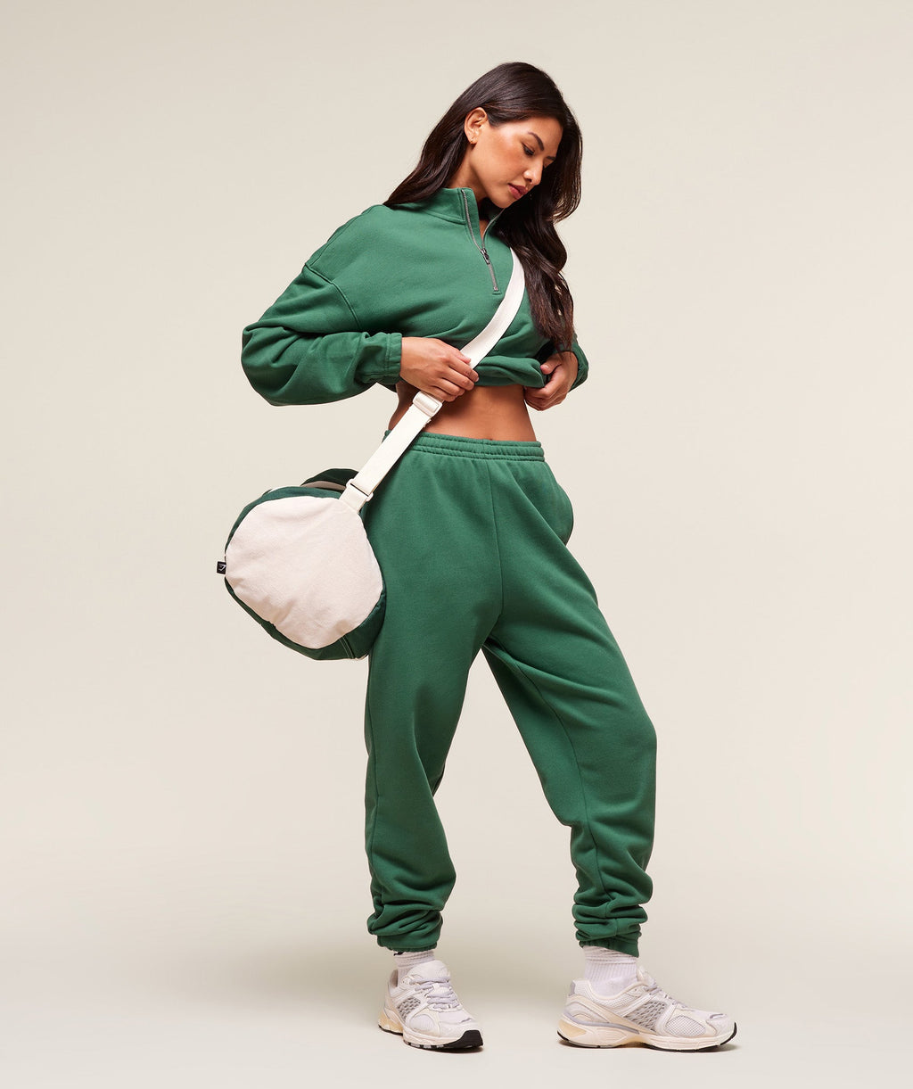 Rest Day Sweats 2.0 1/4 Zip Pullover - Lift Green — imagem 3