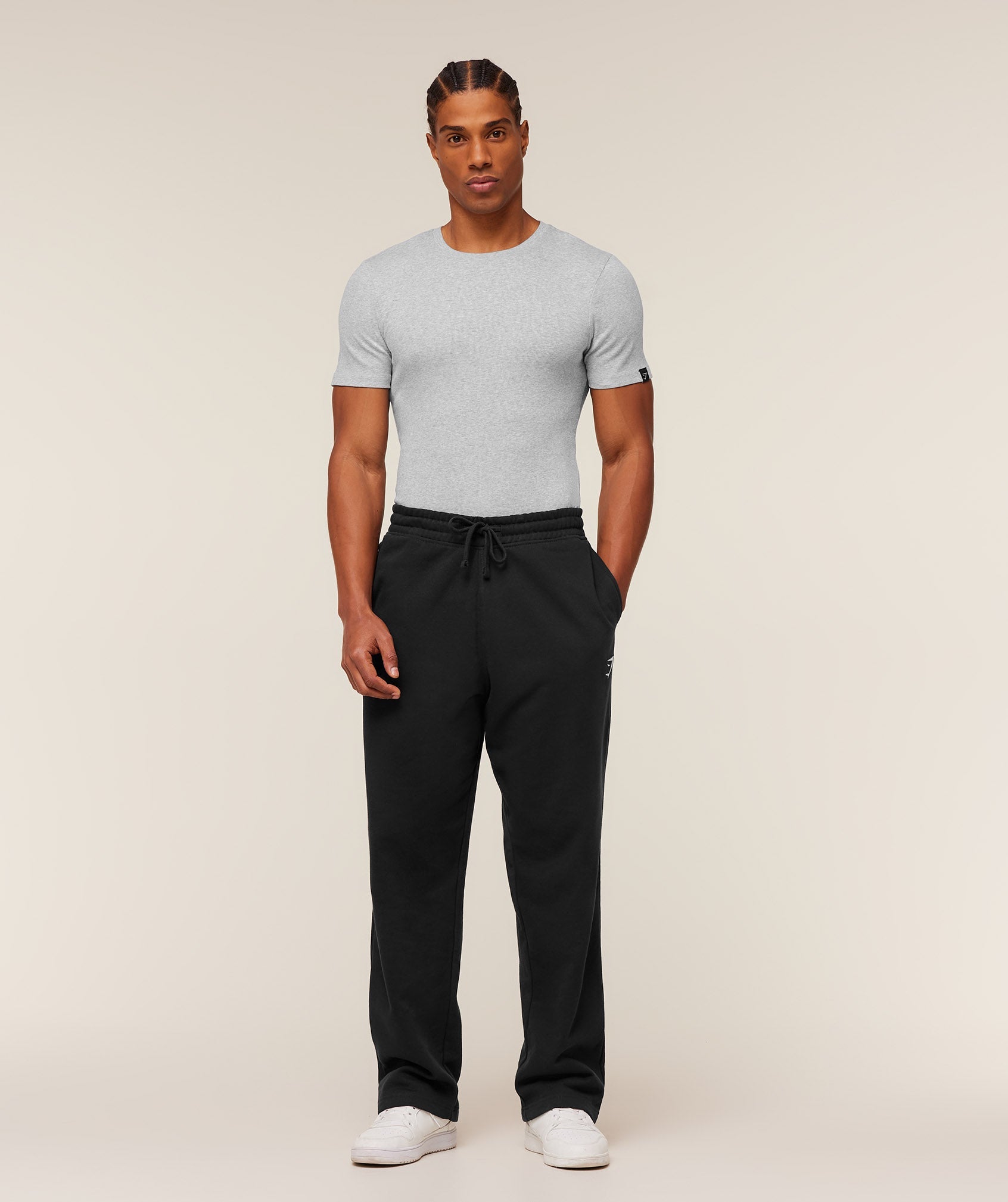Ribbed T-Shirt - Light Grey Core Marl — imagem 4