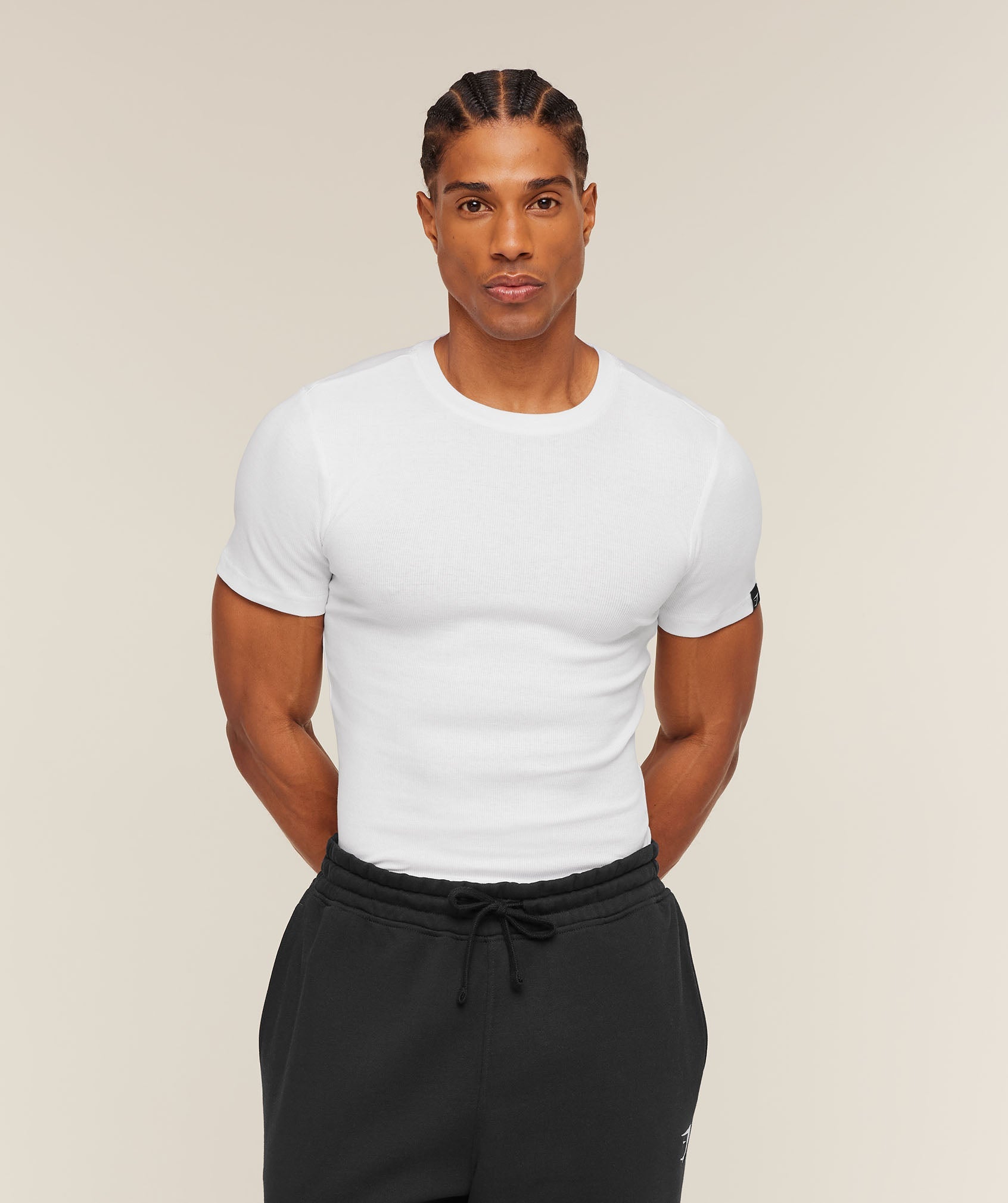 Ribbed T-Shirt - White — imagem 1