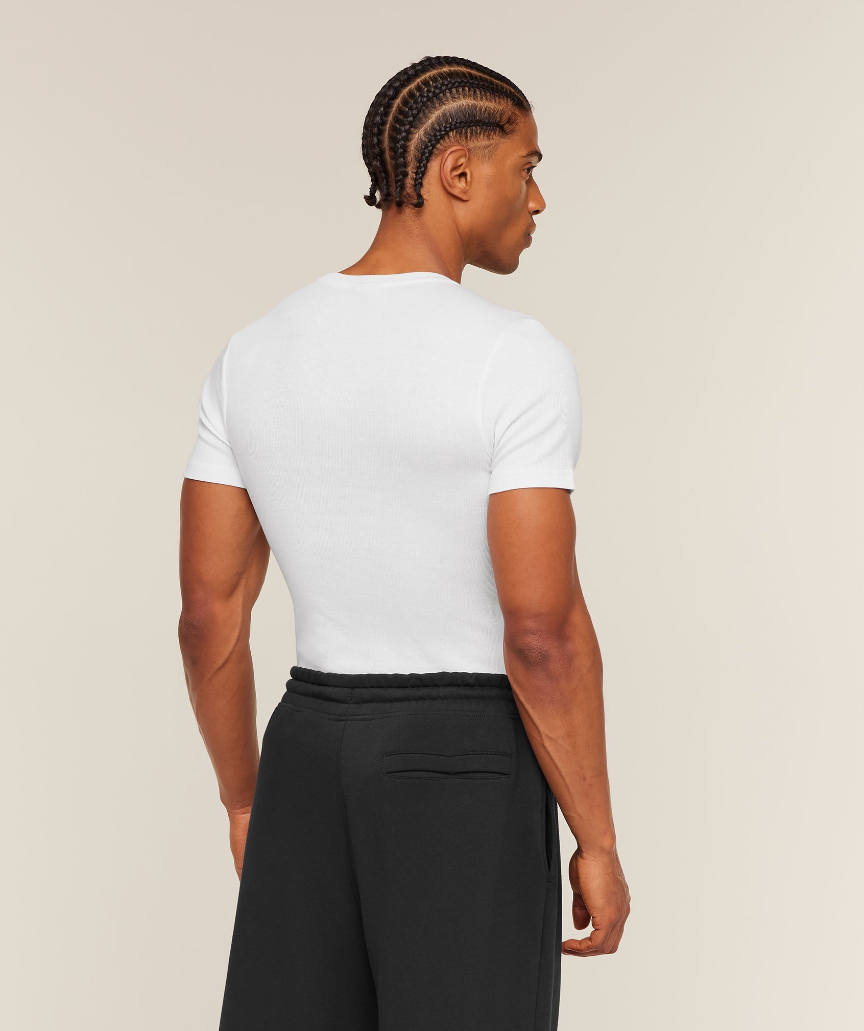 Ribbed T-Shirt - White — imagem 2