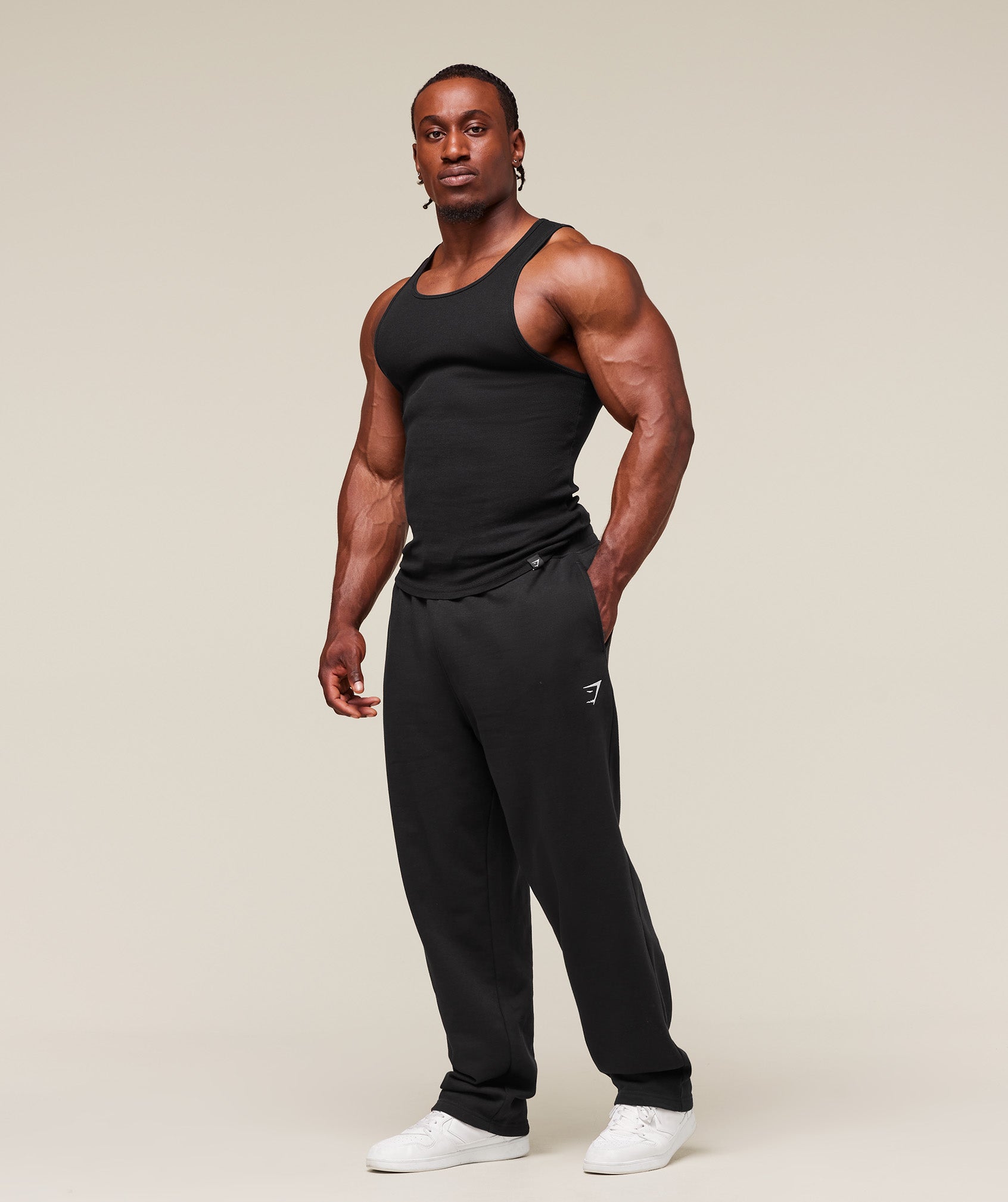 Ribbed Tank 1PK - Black — imagem 5
