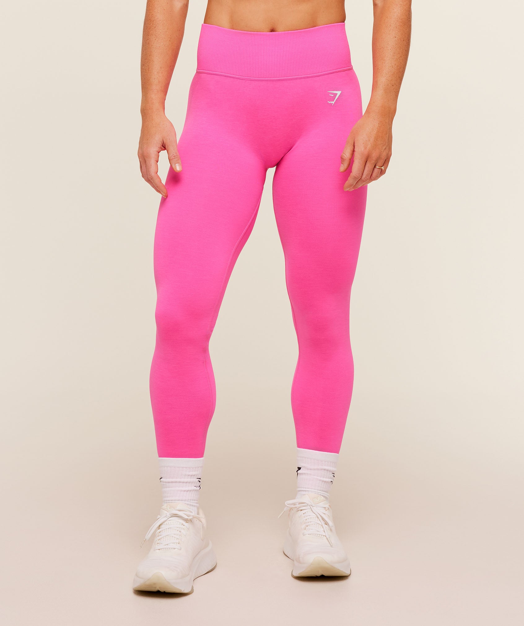 Interval Seamless Leggings - Electric Pink — imagem 1