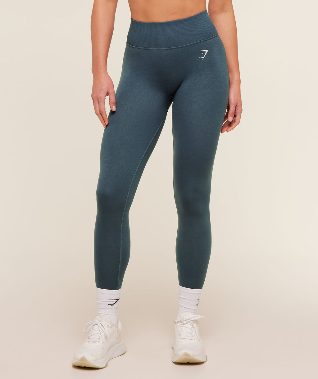 Interval Seamless Leggings - Stealth Blue — imagem 1