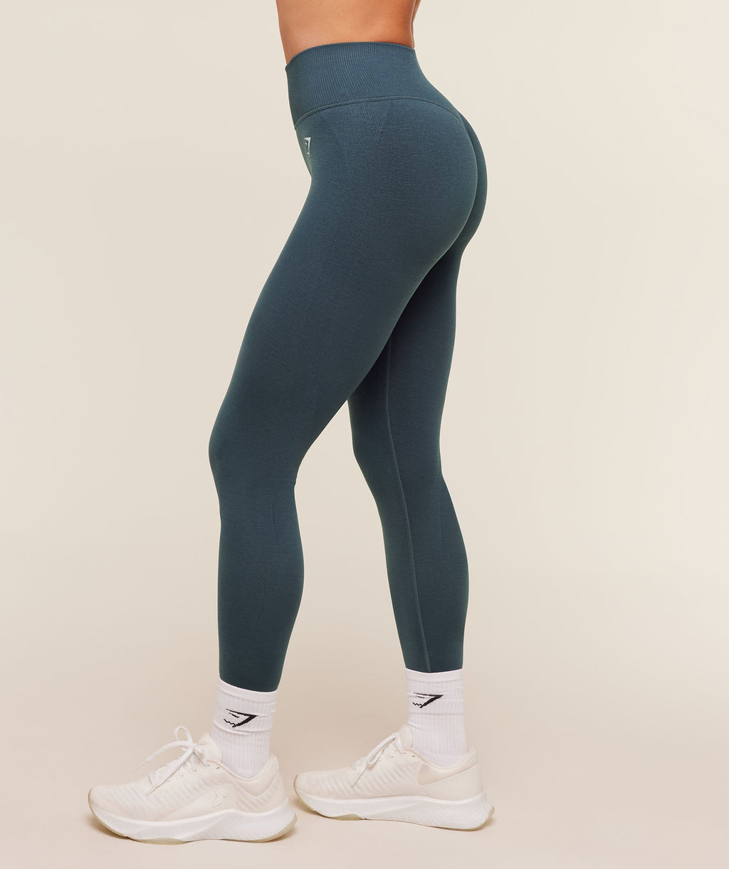 Interval Seamless Leggings - Stealth Blue — imagem 4