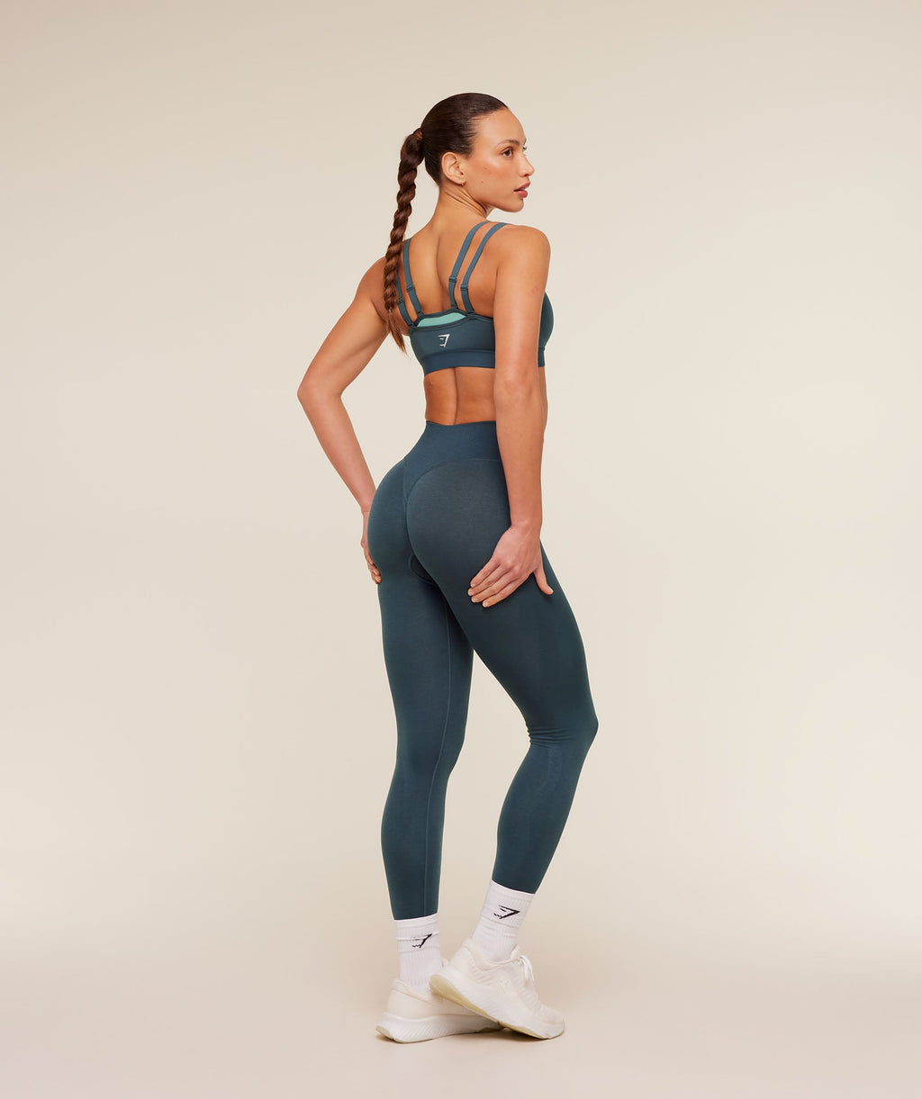 Interval Seamless Leggings - Stealth Blue — imagem 5
