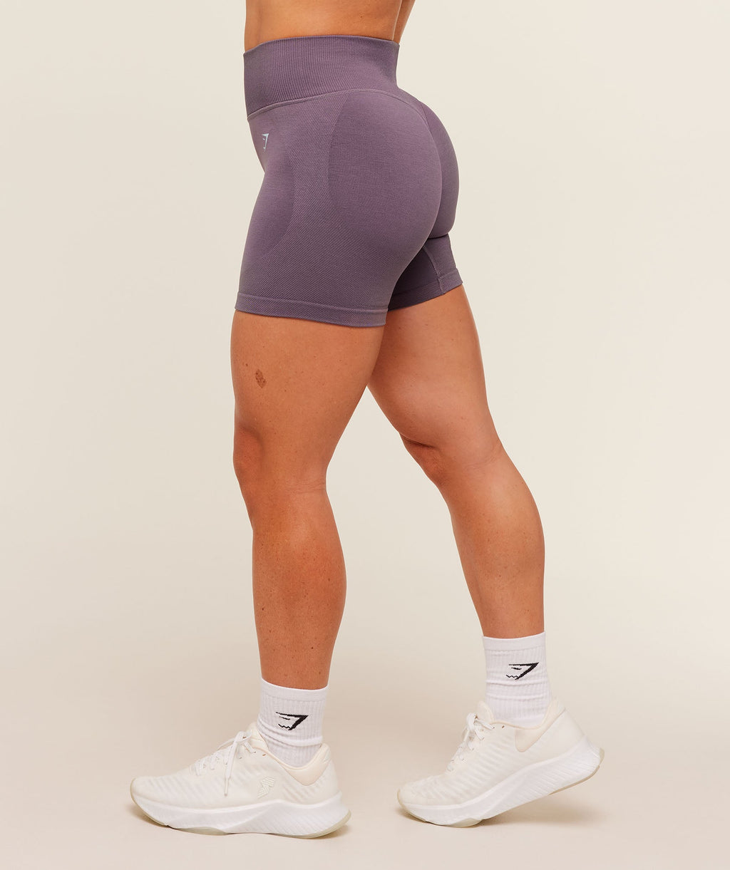 Interval Seamless Shorts - Dusk Purple — imagem 5