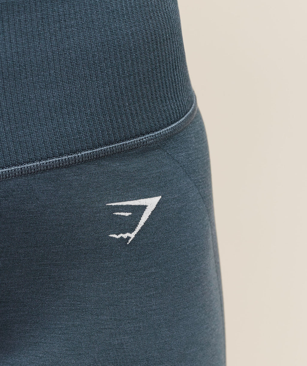 Interval Seamless Shorts - Stealth Blue — imagem 7
