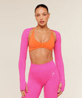 Interval Seamless Shrug - Electric Pink — imagem 1