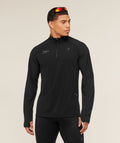 Running Elite 1/4 Zip - Black — imagem 1