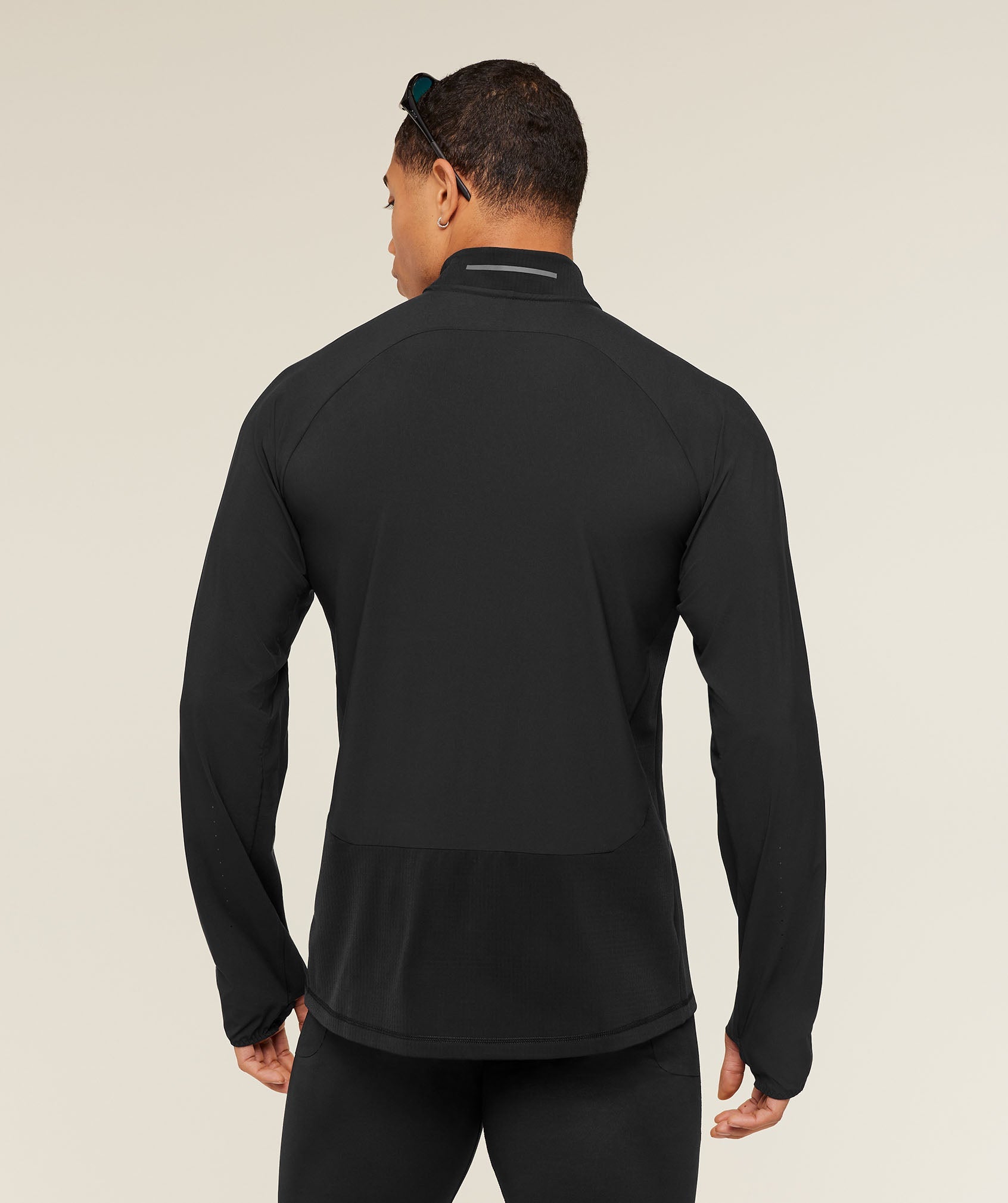 Running Elite 1/4 Zip - Black — imagem 3