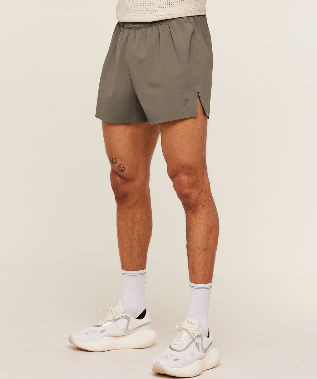 Running Elite 5" Short - Camo Brown — imagem 3