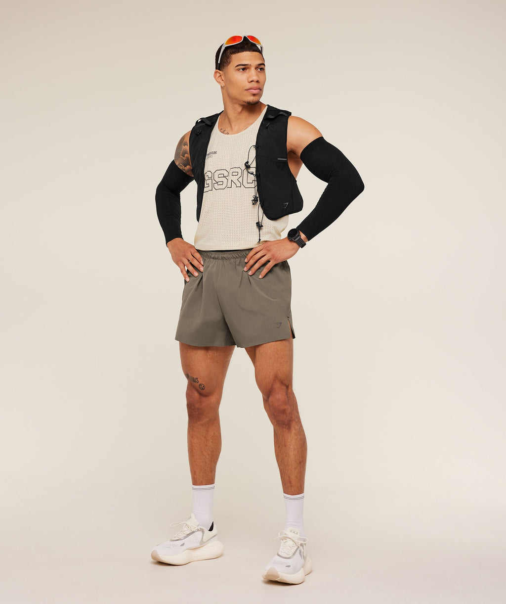 Running Elite 5" Short - Camo Brown — imagem 4