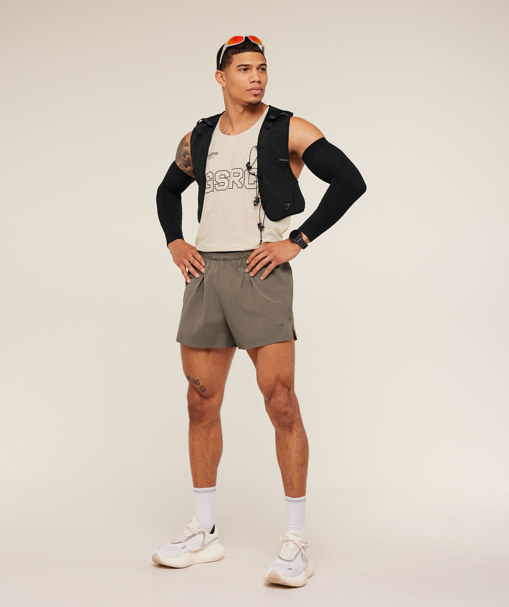 Running Elite 5" Short - Camo Brown — imagem 4