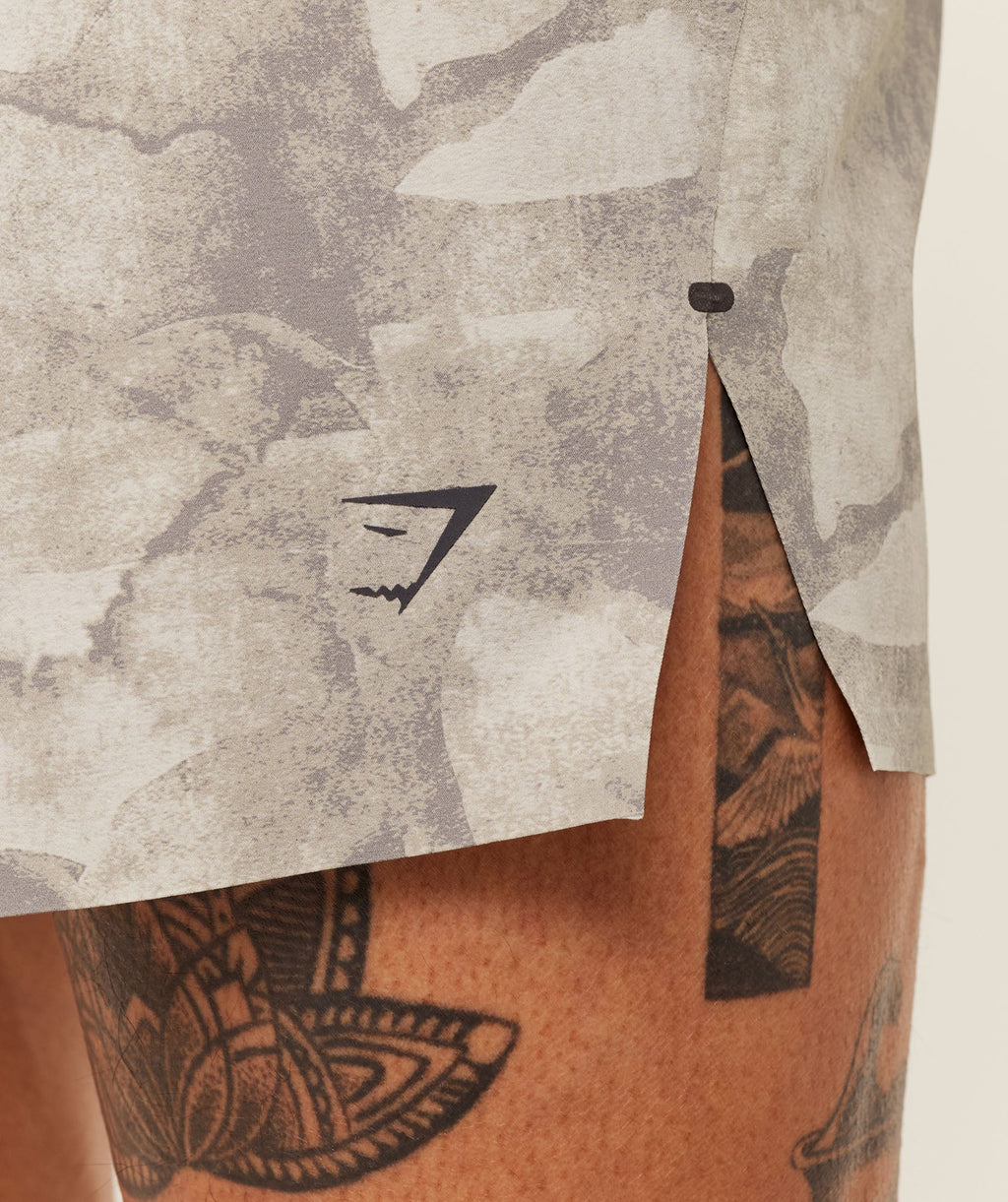 Running Elite 5" Short - Pebble Grey — imagem 6