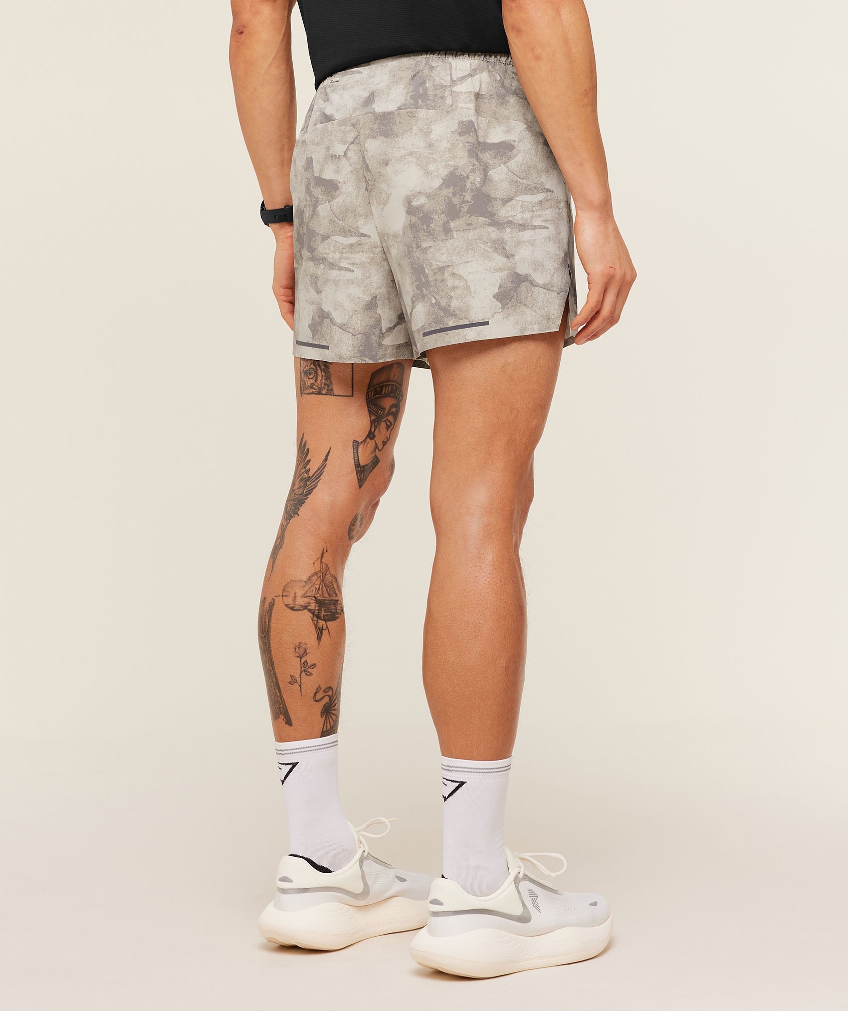 Running Elite 5" Short - Pebble Grey — imagem 2