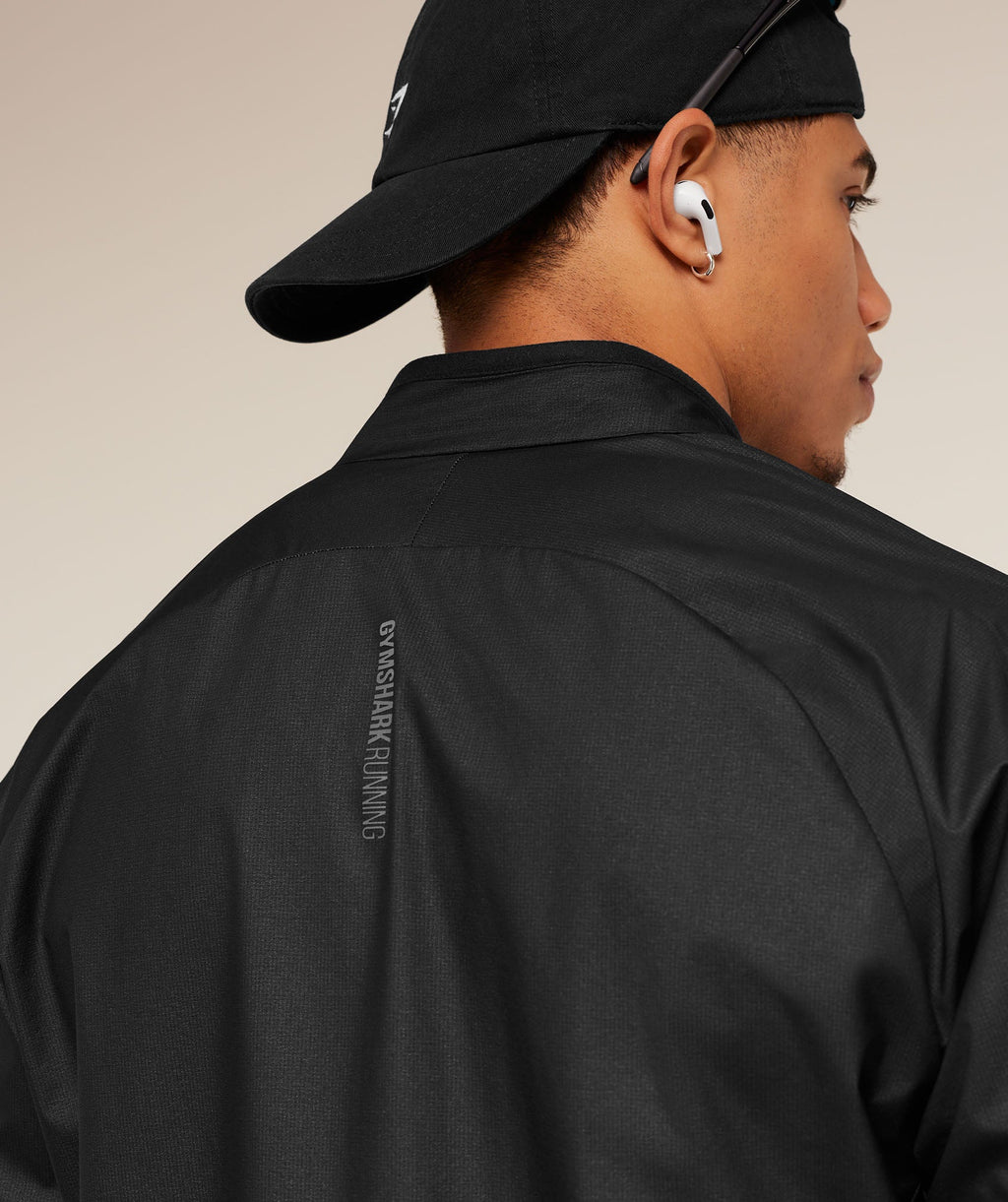 Running Elite Lightweight Windbreaker - Black — imagem 8