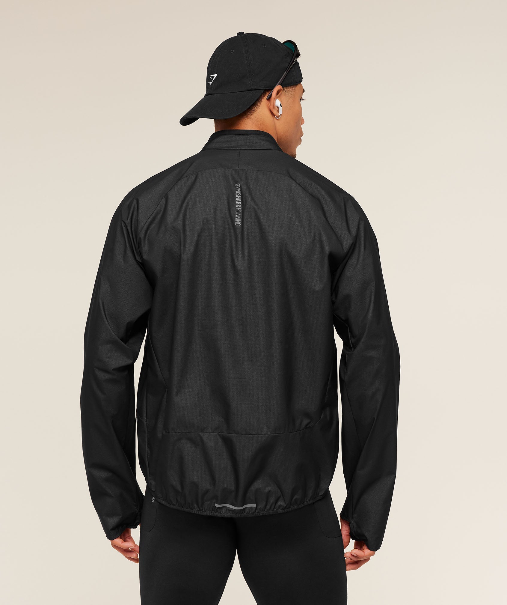 Running Elite Lightweight Windbreaker - Black — imagem 3