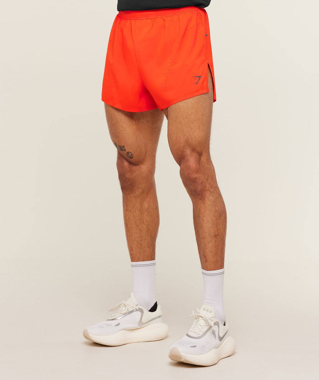 Running Elite Race 5" Short - Electric Orange — imagem 3