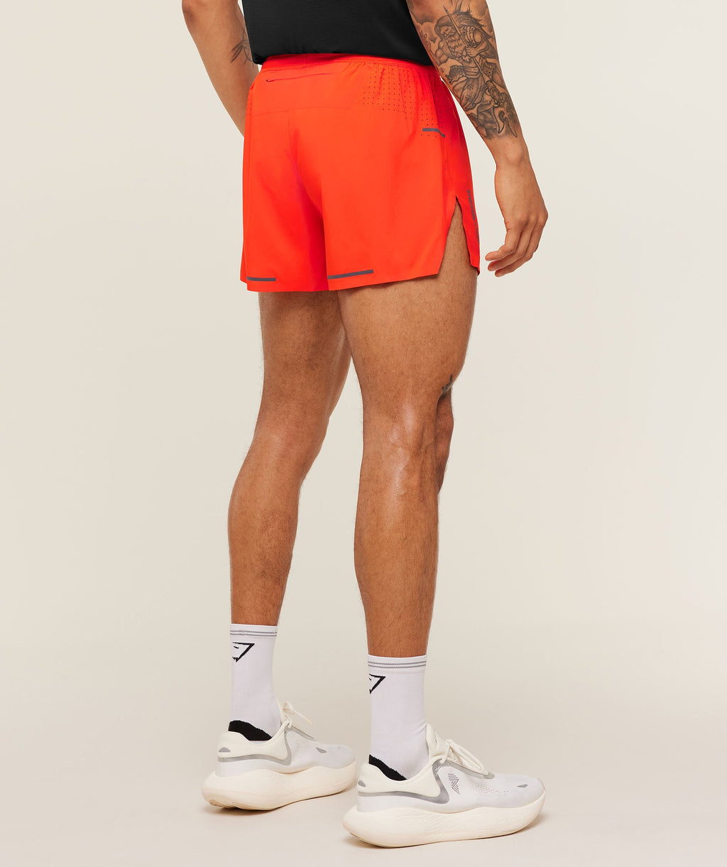 Running Elite Race 5" Short - Electric Orange — imagem 2