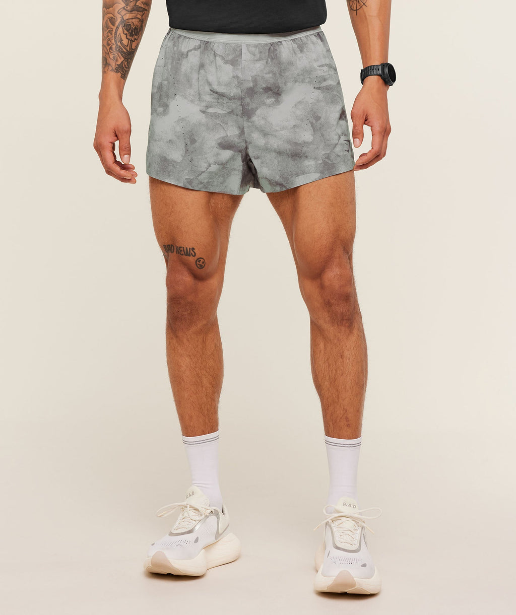 Running Elite Race 5" Short - Smokey Grey — imagem 1