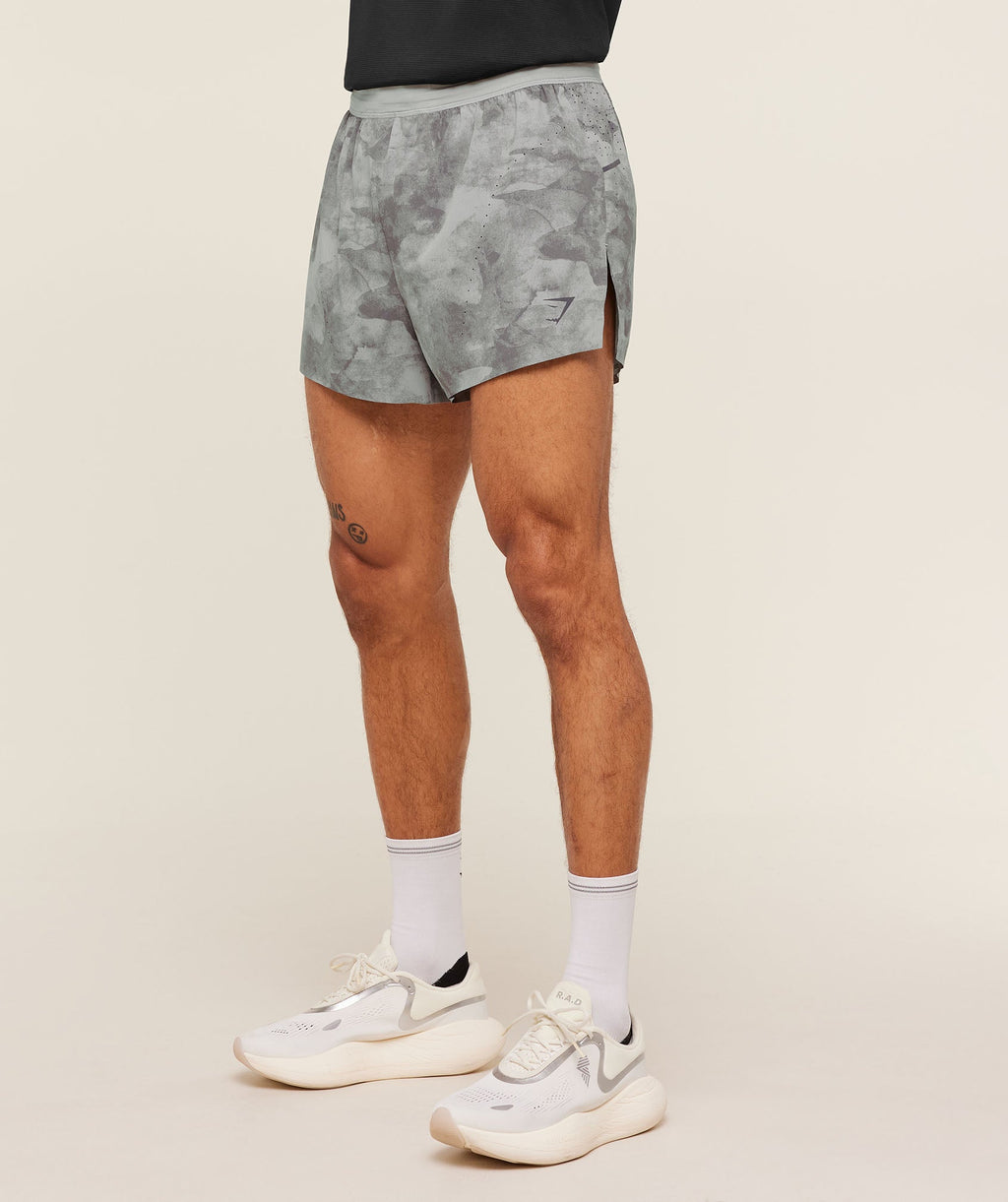 Running Elite Race 5" Short - Smokey Grey — imagem 4