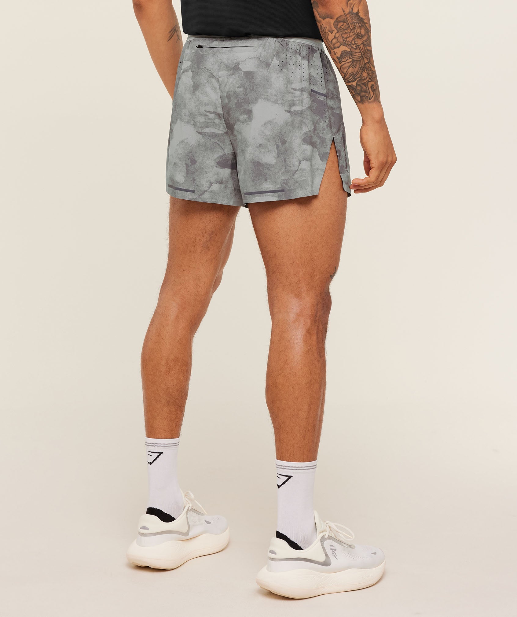 Running Elite Race 5" Short - Smokey Grey — imagem 3