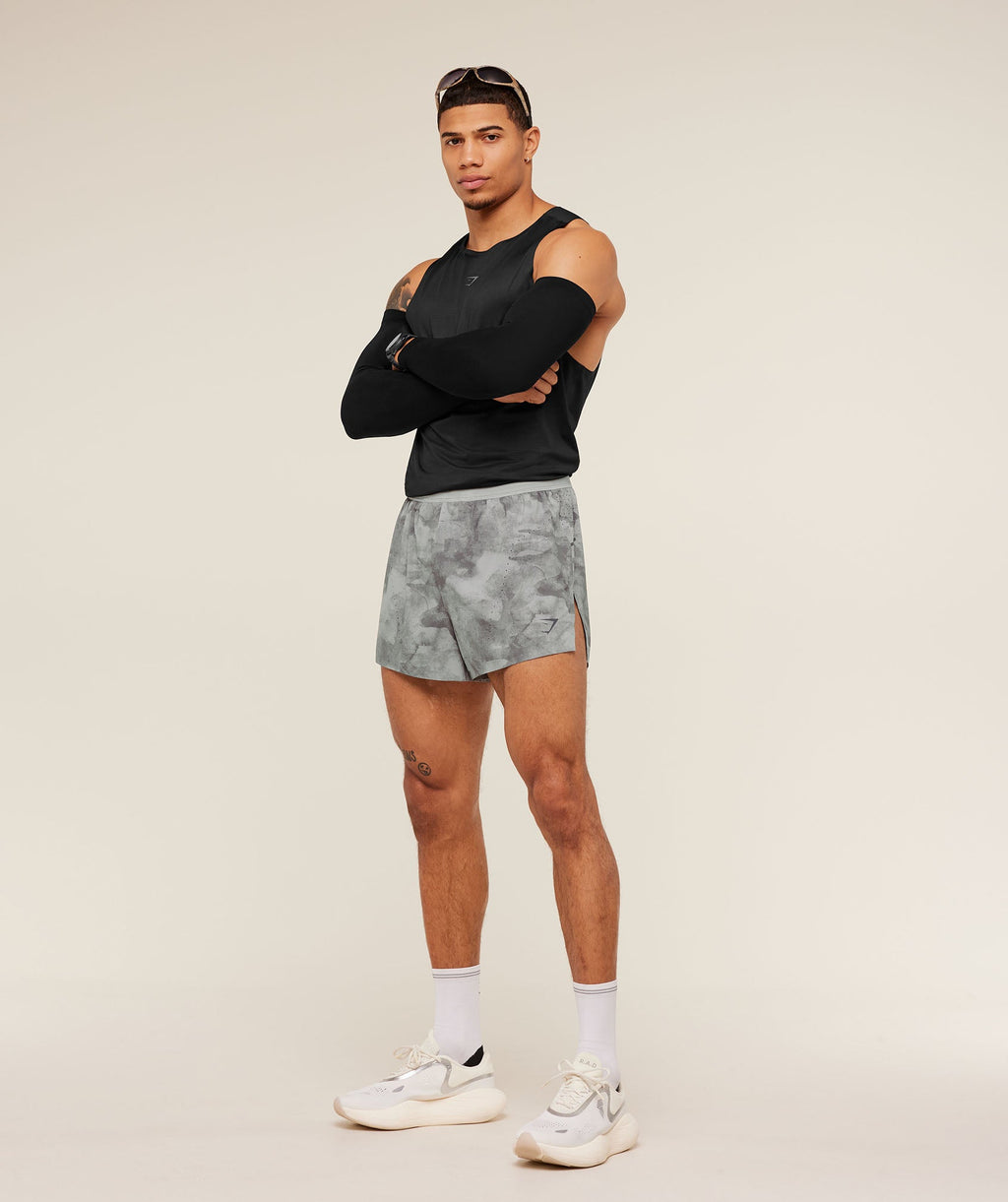 Running Elite Race 5" Short - Smokey Grey — imagem 5