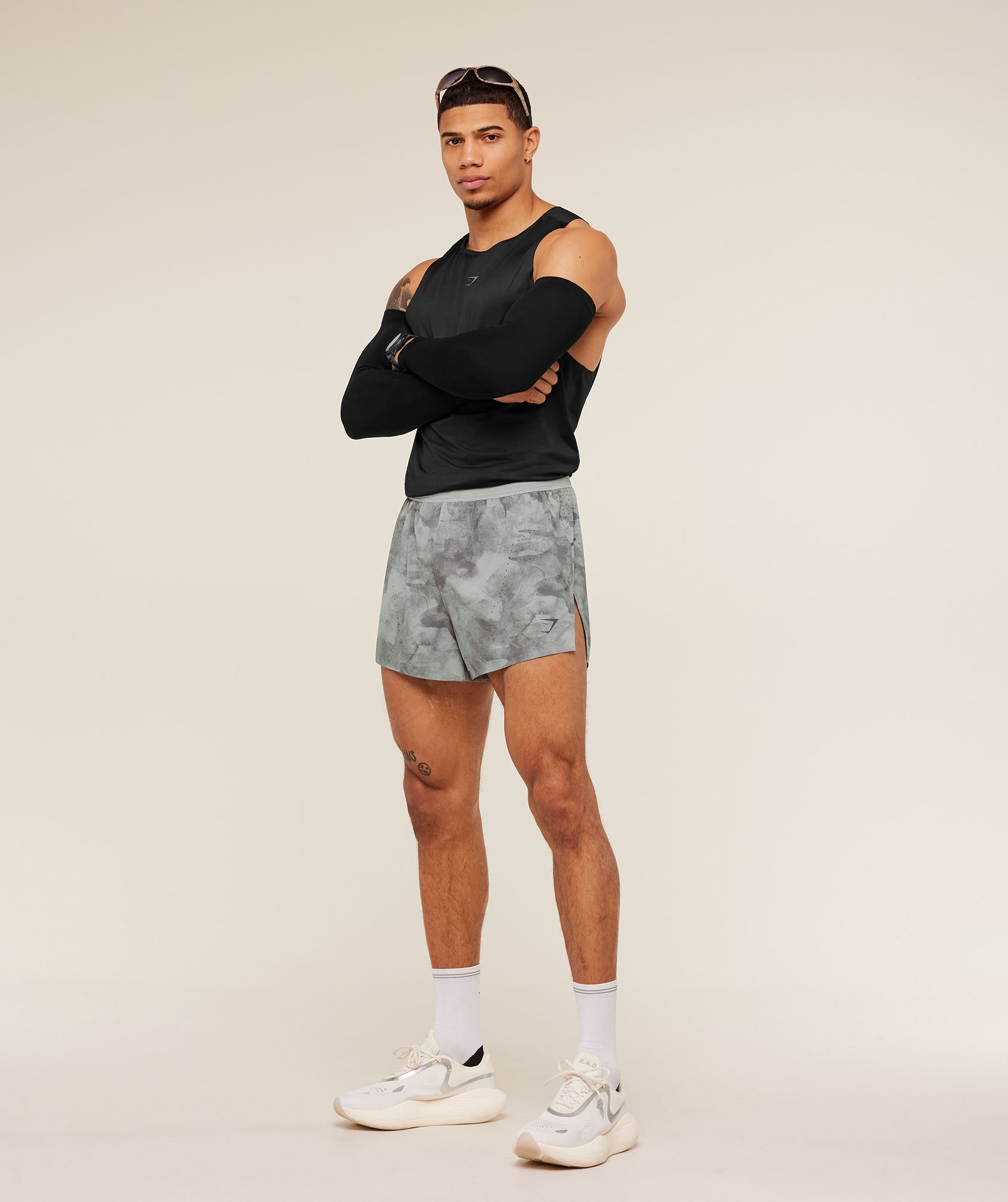 Running Elite Race 5" Short - Smokey Grey — imagem 5