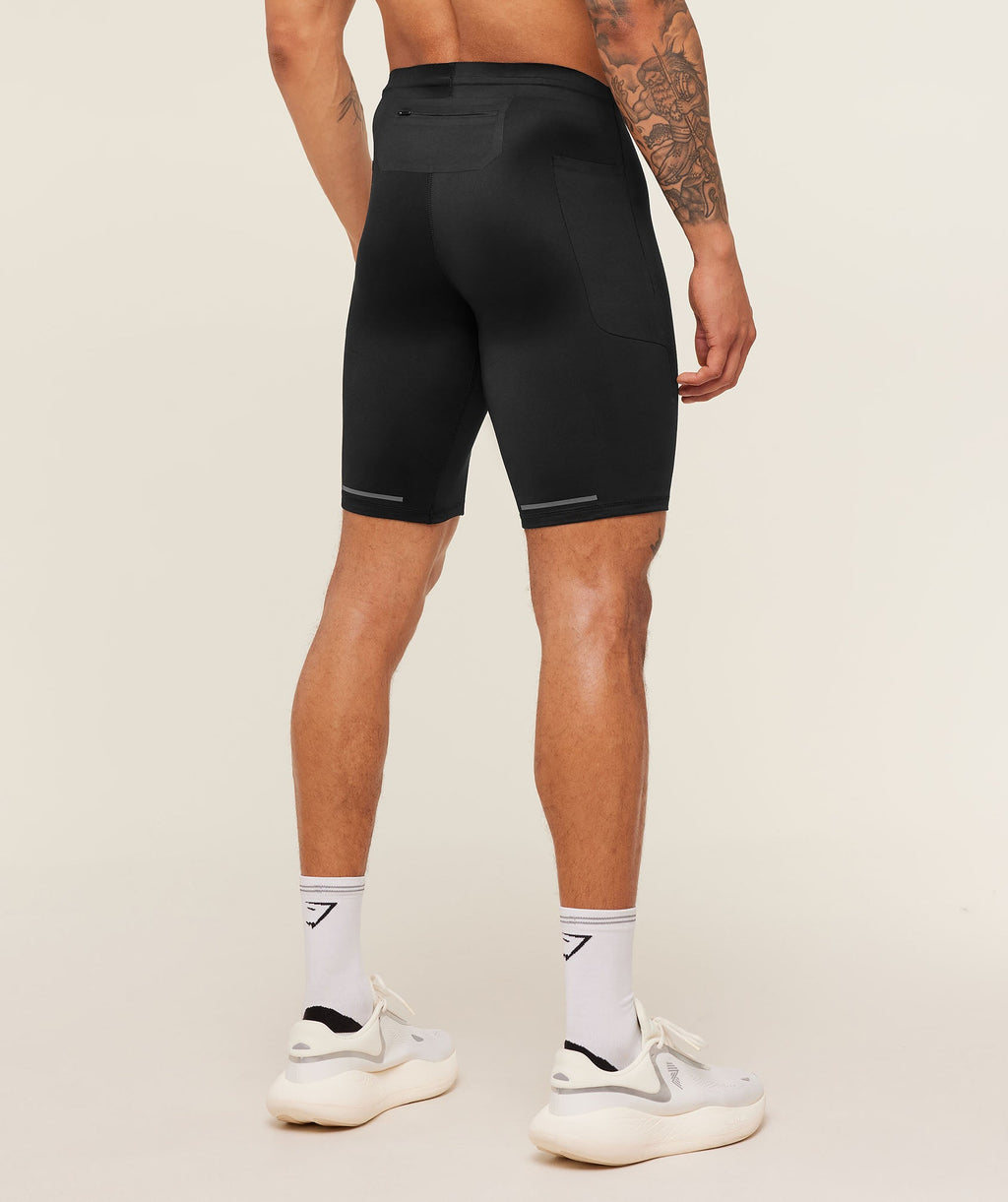 Running Elite Race Half Tight - Black — imagem 3