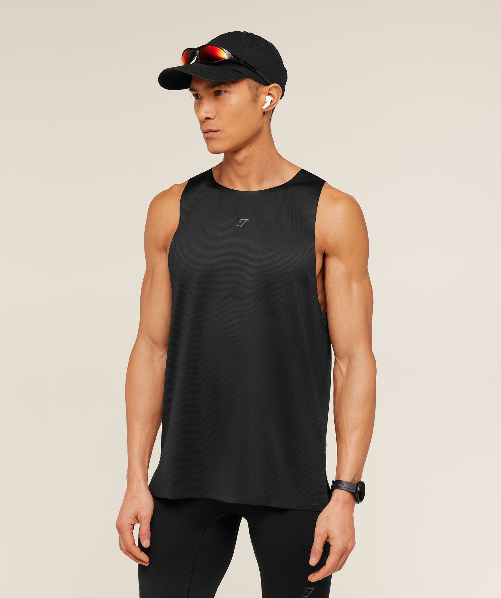 Running Elite Tank - Black — imagem 1