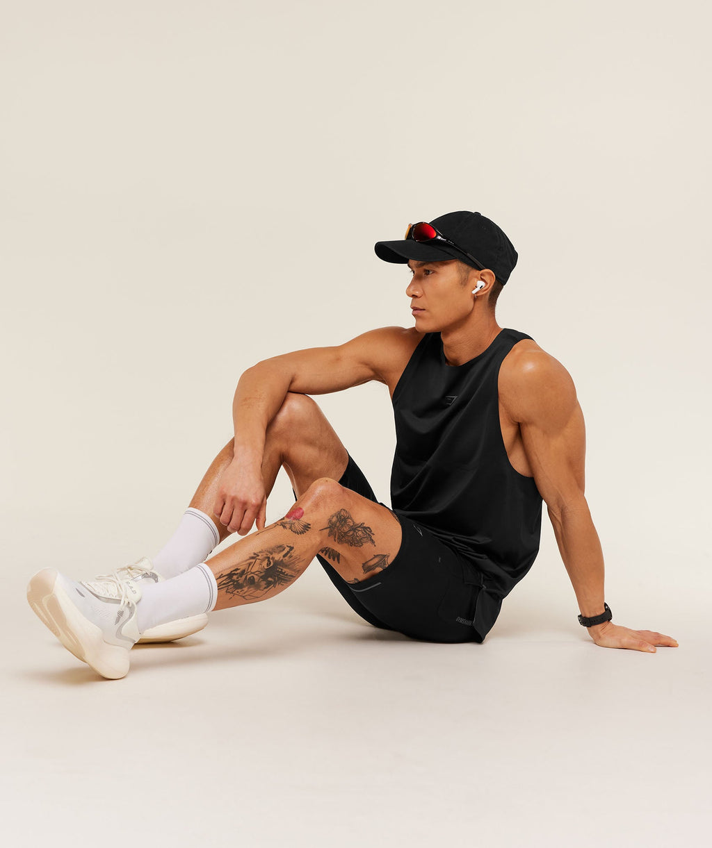 Running Elite Tank - Black — imagem 4