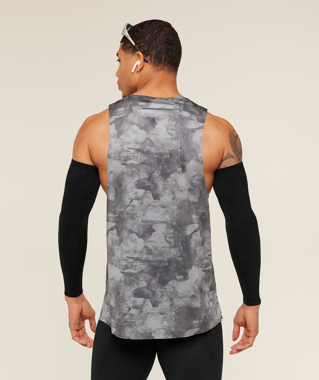 Running Elite Tank - Smokey Grey/Black — imagem 2