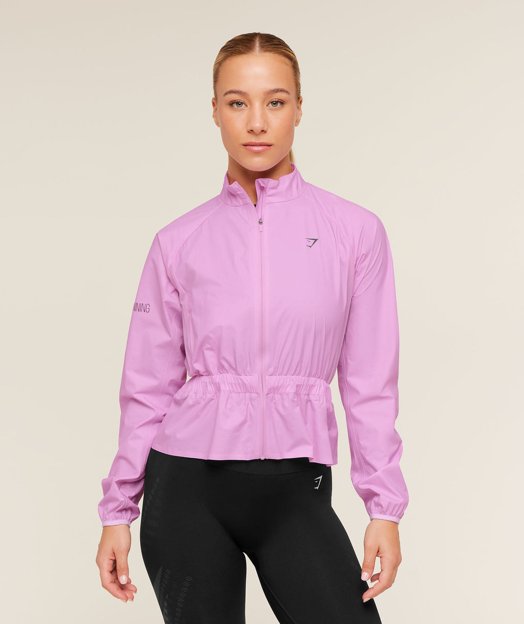 Running Elite Windproof Jacket - Sour Pink — imagem 1