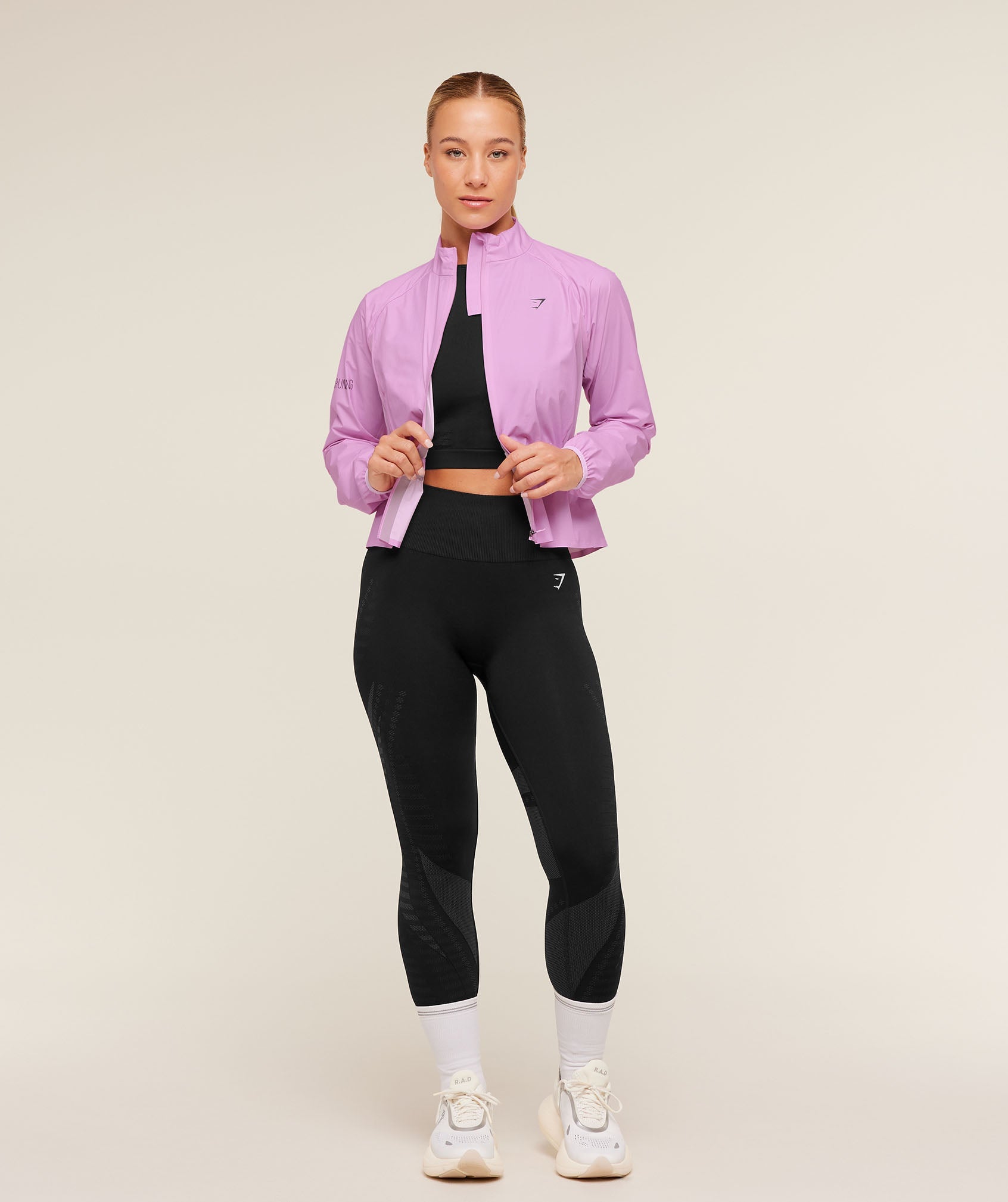 Running Elite Windproof Jacket - Sour Pink — imagem 8