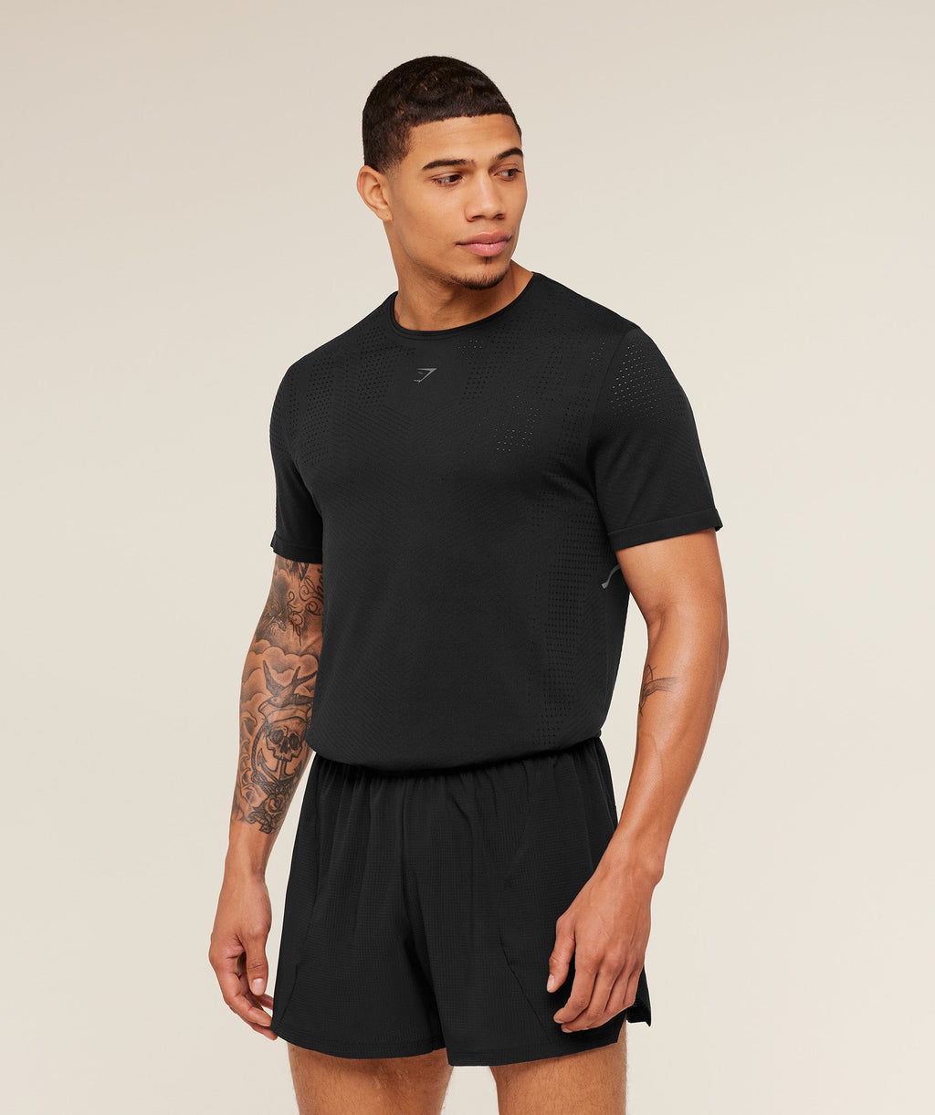 Seamless Running T-Shirt - GS Black — imagem 3