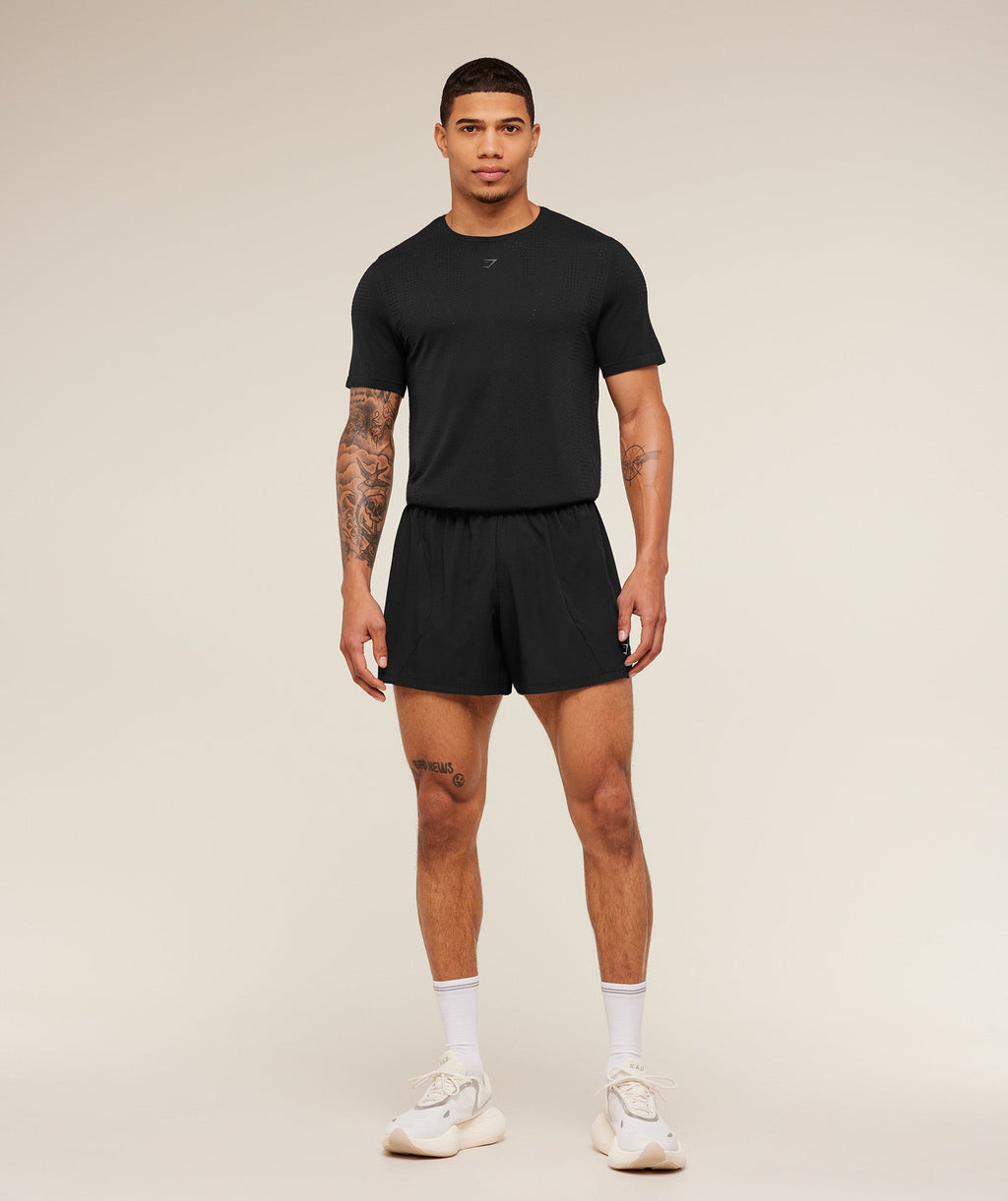 Seamless Running T-Shirt - GS Black — imagem 7