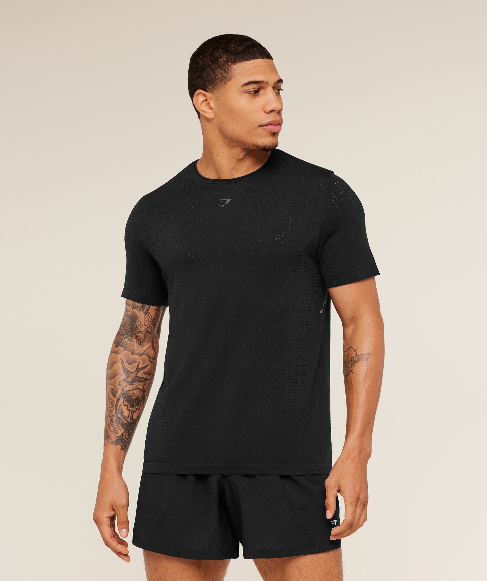 Seamless Running T-Shirt - GS Black — imagem 6