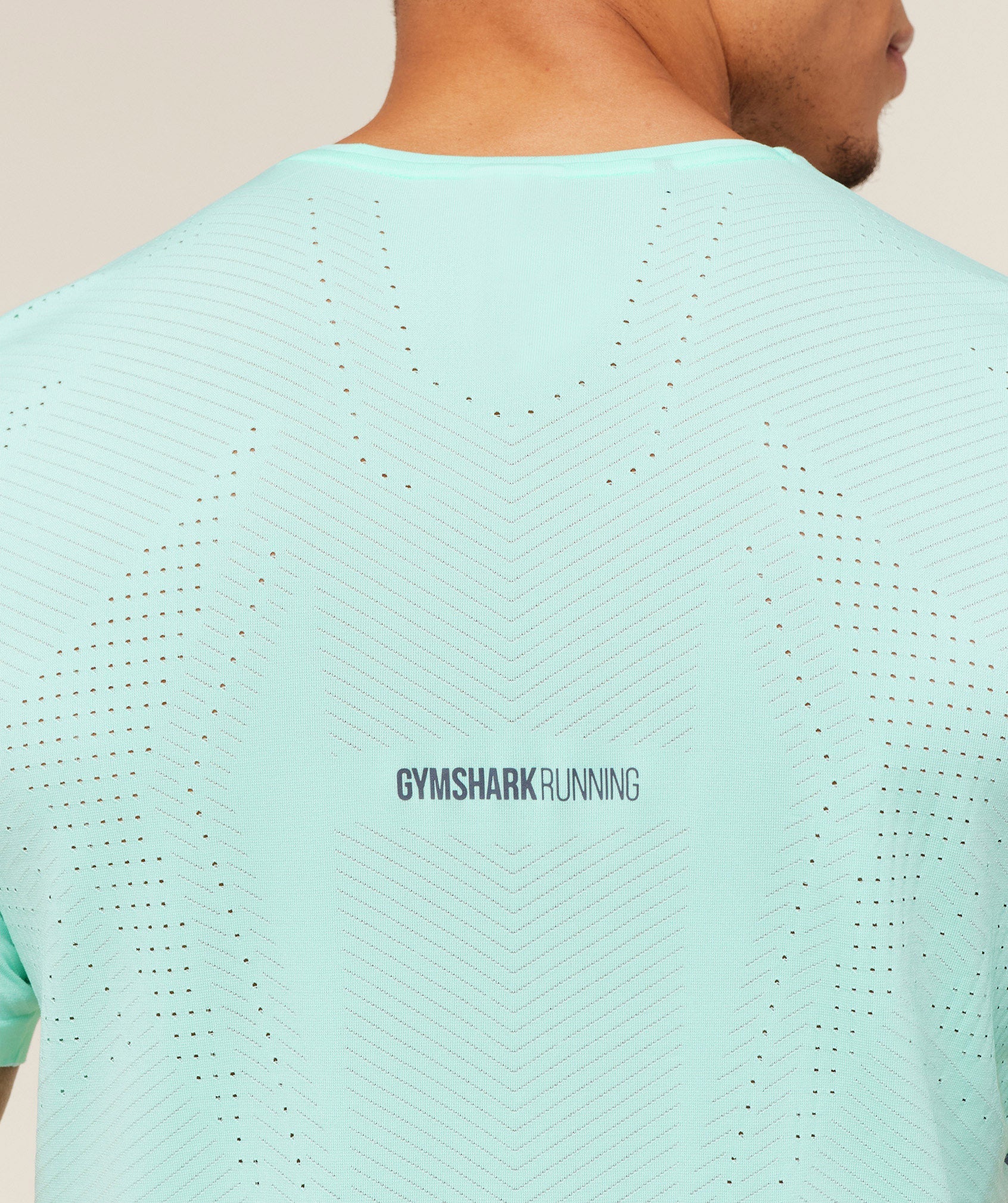 Seamless Running T-Shirt - Pop Turquoise — imagem 5
