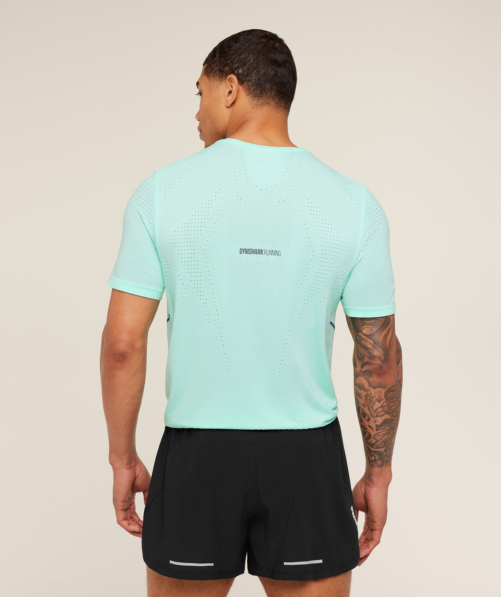 Seamless Running T-Shirt - Pop Turquoise — imagem 2