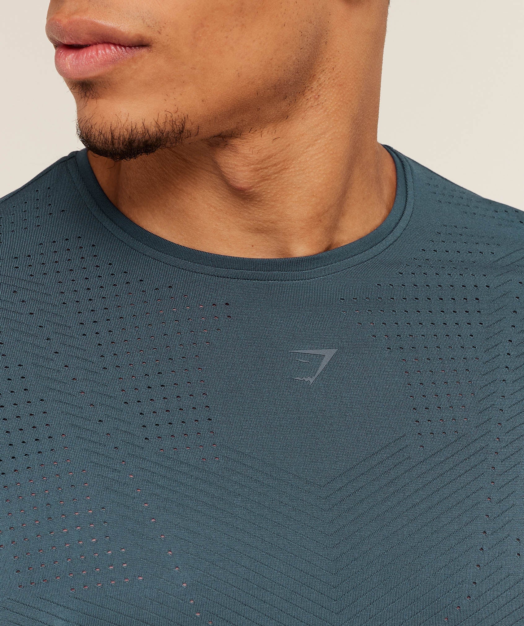 Seamless Running T-Shirt - GS Stealth Blue — imagem 5