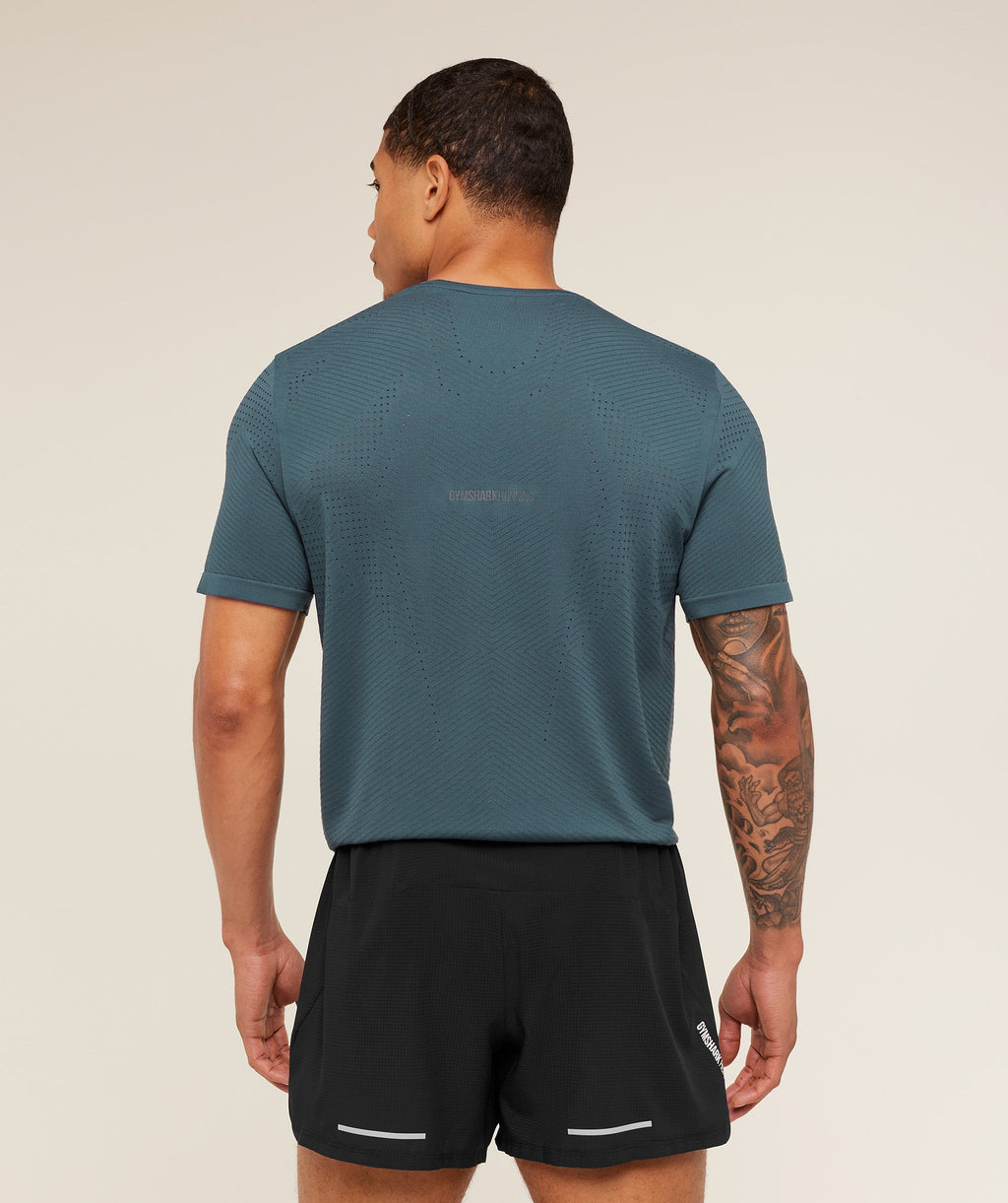 Seamless Running T-Shirt - GS Stealth Blue — imagem 2