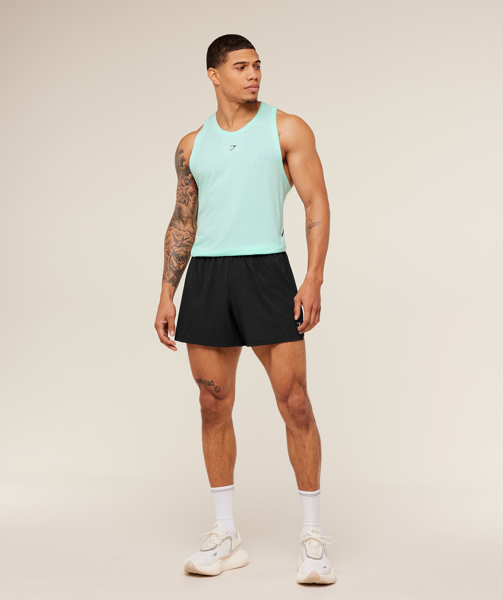 Seamless Running Tank - Pop Turquoise — imagem 7