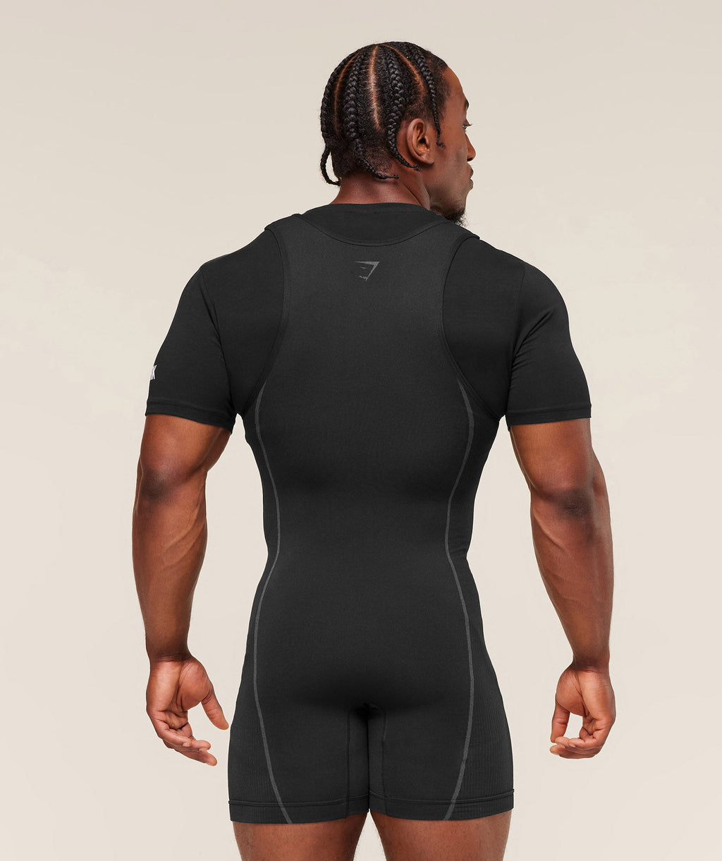 Seamless Singlet - Black/Pitch Grey — imagem 2