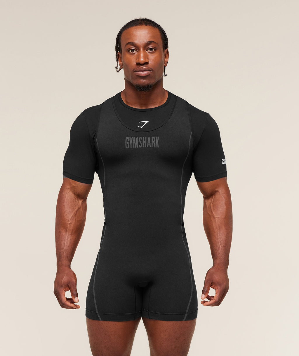 Seamless Singlet - Black/Pitch Grey — imagem 1